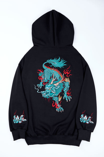Niepce 藍龍刺繡帽T